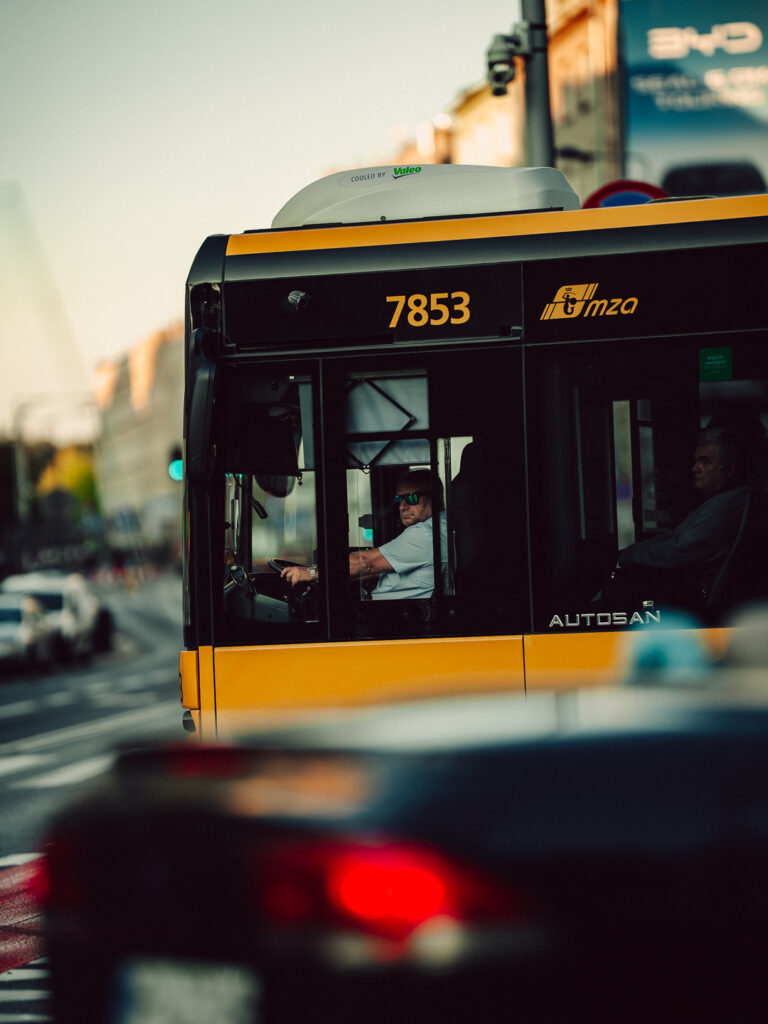A random photo of a bus driver taken with the Sigma 135mm f/1.4 DG DN Art.