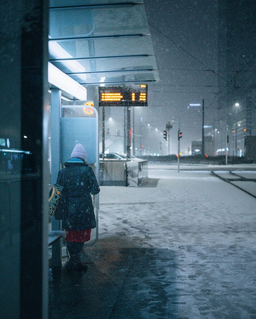 A winter city photo taken with the Sony A6000 in 2026.