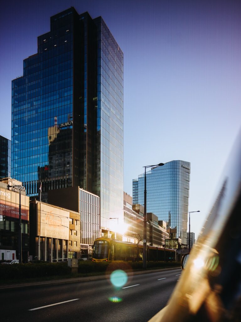 Sony A6000 and a Tilt-shift lens make Warsaw looks undistorted.