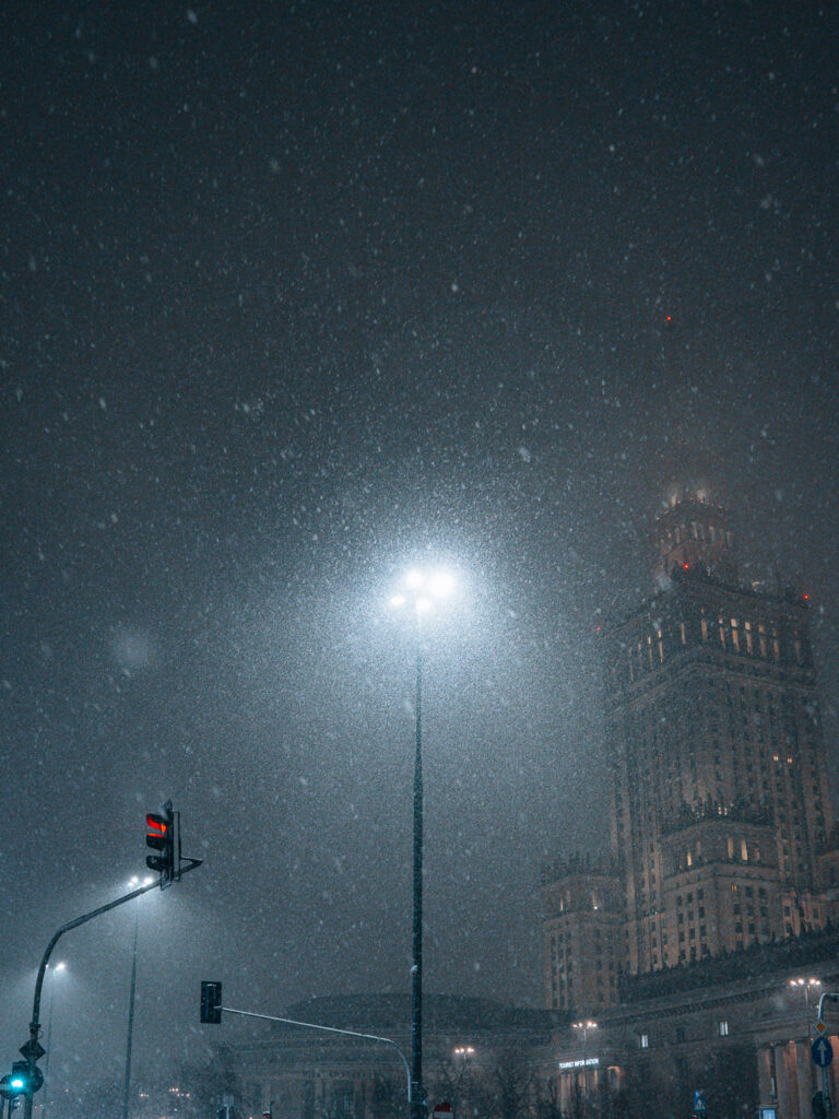 Snowfall experience taken with the Sigma 20-200mm. 