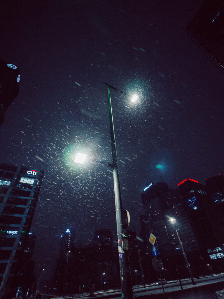 Surreal street view picture.