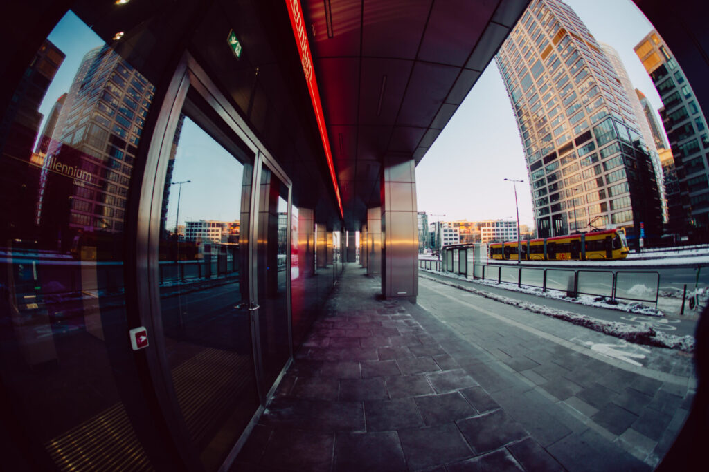 Warsaw street taken with 7Artisans 6mm F2