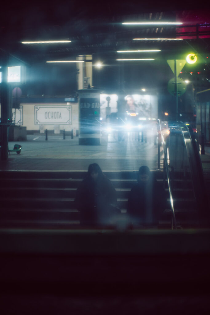 Through the glass photo.