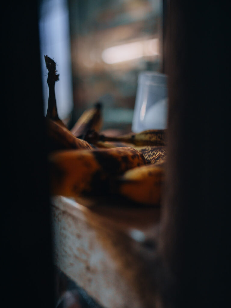 Closeup on bananas taken with the SG-image 35mm F2.2 lens.